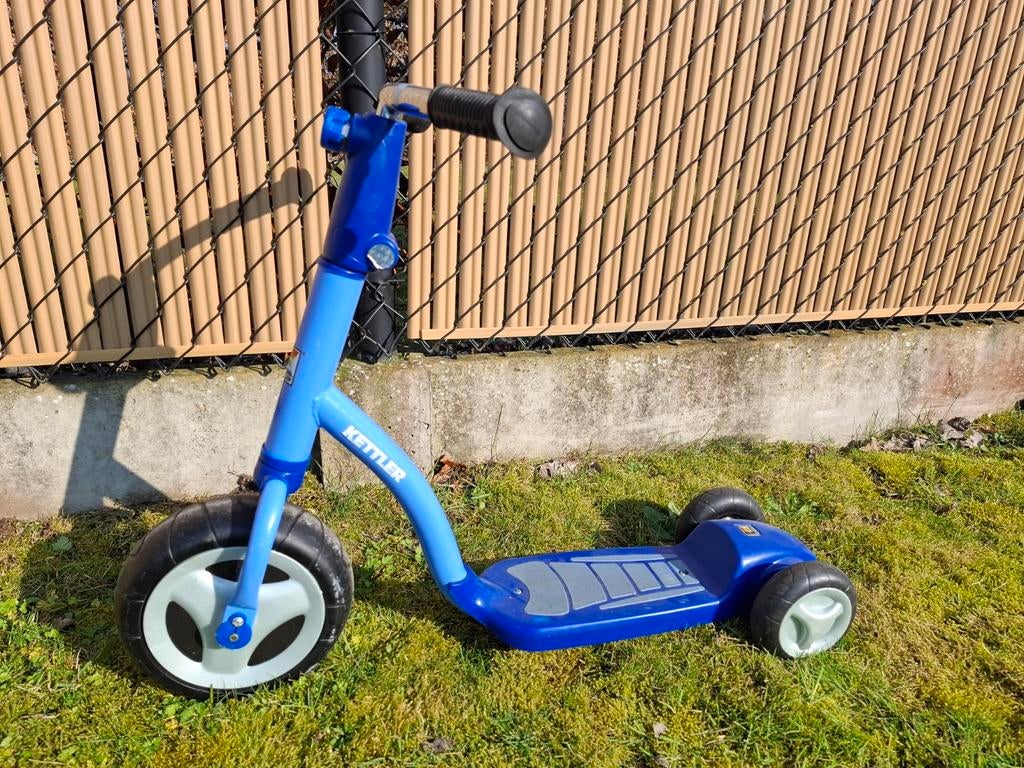 Step Kettler blauw / kinderstep + GRATIS loopfiets, Fietsen en Brommers, Ophalen, Gebruikt, Gewone step, Kettler