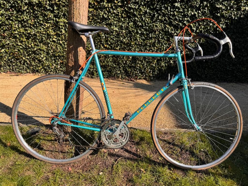 Retro koersfiets Peugeot, Fietsen en Brommers, 59 cm of meer, Ophalen, Jaren '60 of nieuwer