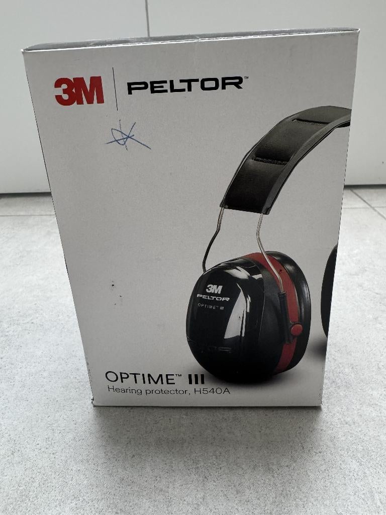 3M Peltor – Optime III (H540A), Bricolage & Construction, Protecteurs auditifs, Enlèvement ou Envoi, Neuf