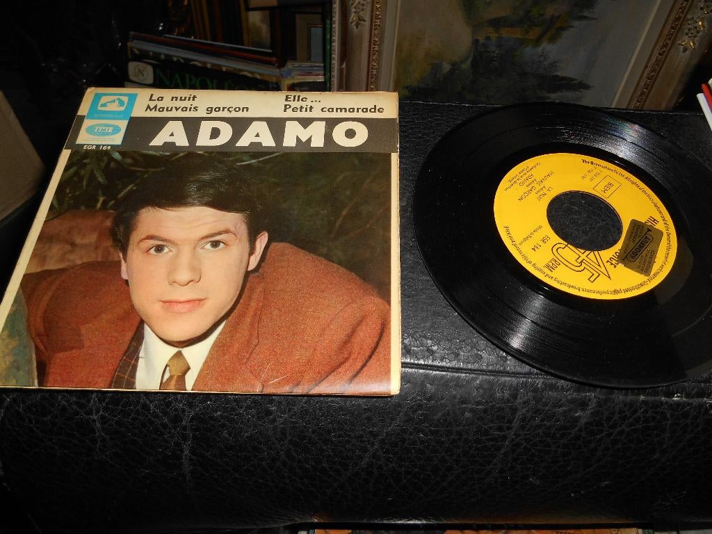 45T 4 pistes ADAMO " La nuit....", CD & DVD, Enlèvement ou Envoi