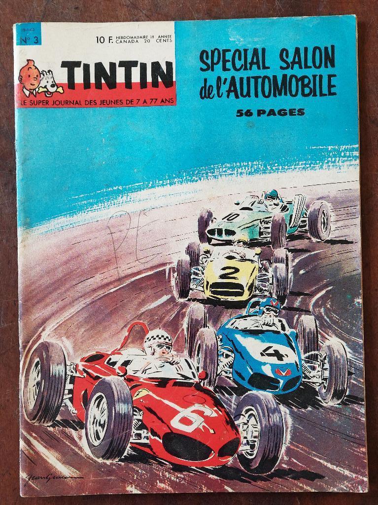Special salon de l automobile. Tintin janvier 1963, Boeken, Auto's | Boeken, Gelezen, Algemeen, Ophalen of Verzenden