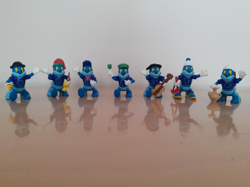 Sirius PVC figuren, Europese mascotte 90's, Ophalen of Verzenden, Gebruikt