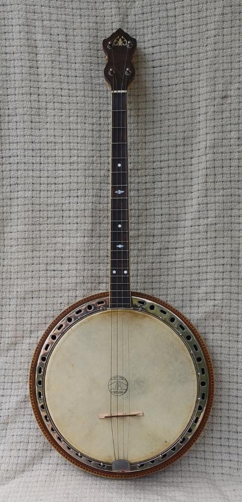 Tenorbanjo Stromberg Voisinet, USA, ca.1925, perfect in orde, Muziek en Instrumenten, Snaarinstrumenten | Banjo's, Ophalen, Gebruikt