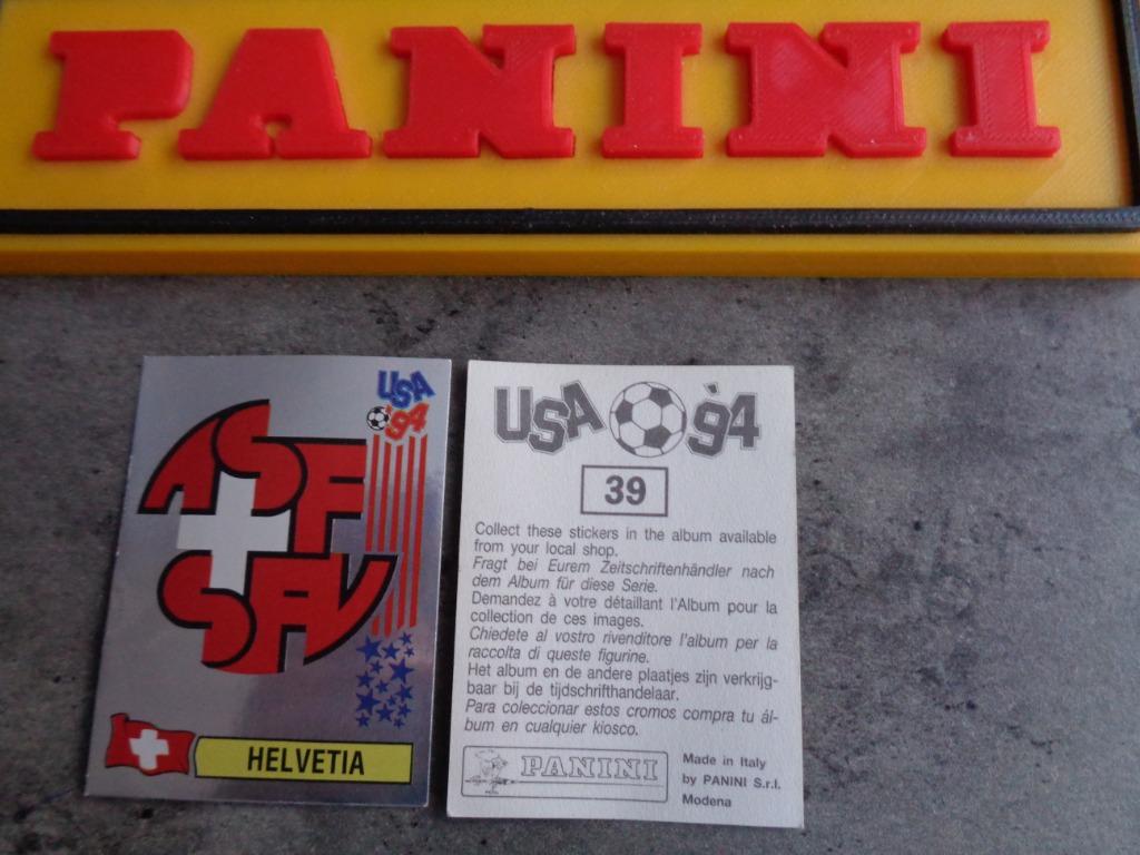 PANINI FOOTBALL AUTOCOLLANT COUPE DU MONDE 94 USA EMBLÈME DE, Enlèvement ou Envoi, Autocollant