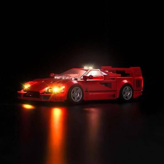 Kit d'éclairage LED compatible avec LEGO Ferrari F40, Neuf, -, BRICKBLING, Envoi