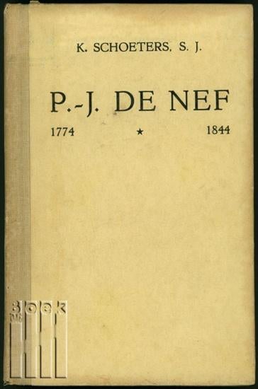 P.-J. De Nef 1774*1844  Nr 39 K.Schoeters, Ophalen of Verzenden, Zo goed als nieuw