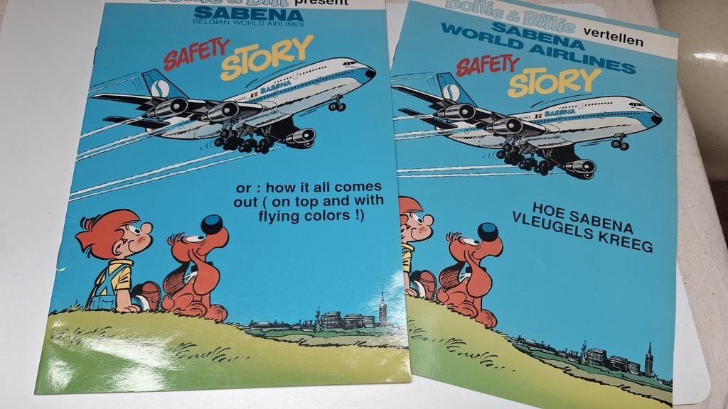 Sabena Boule et Bill (NL et EN), Enlèvement ou Envoi