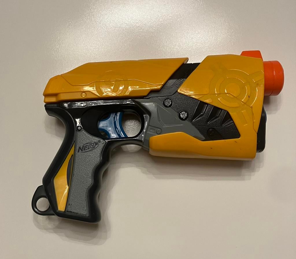 Nerf Dart Tag Sharp Shot blaster, Kinderen en Baby's, Speelgoed | Buiten | Actiespeelgoed, Gebruikt, Ophalen