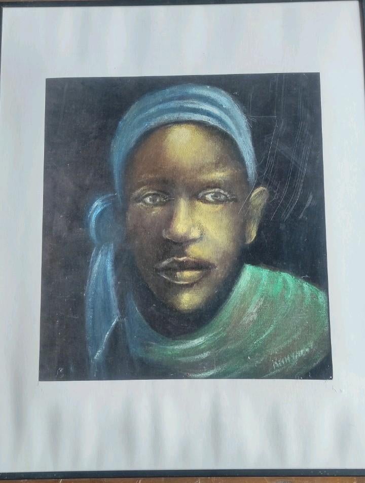 Prachtig schilderwerk op Velvet., Ophalen