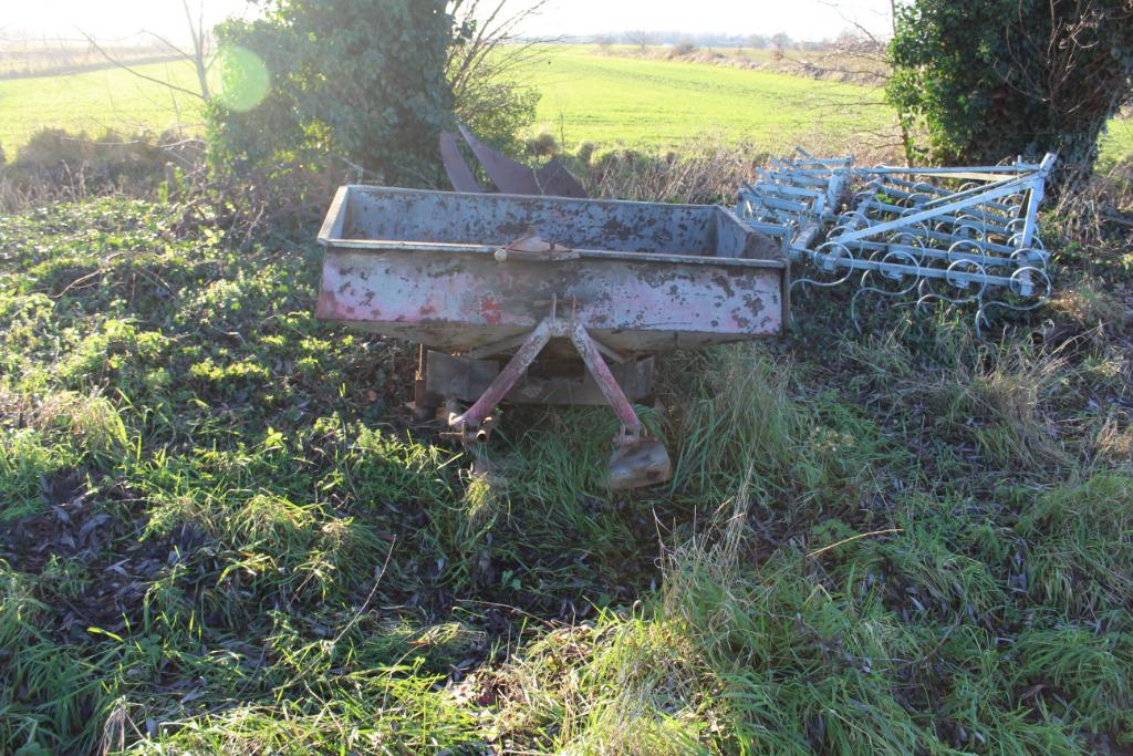 semoir épandeur engrais centrifuge, Enlèvement