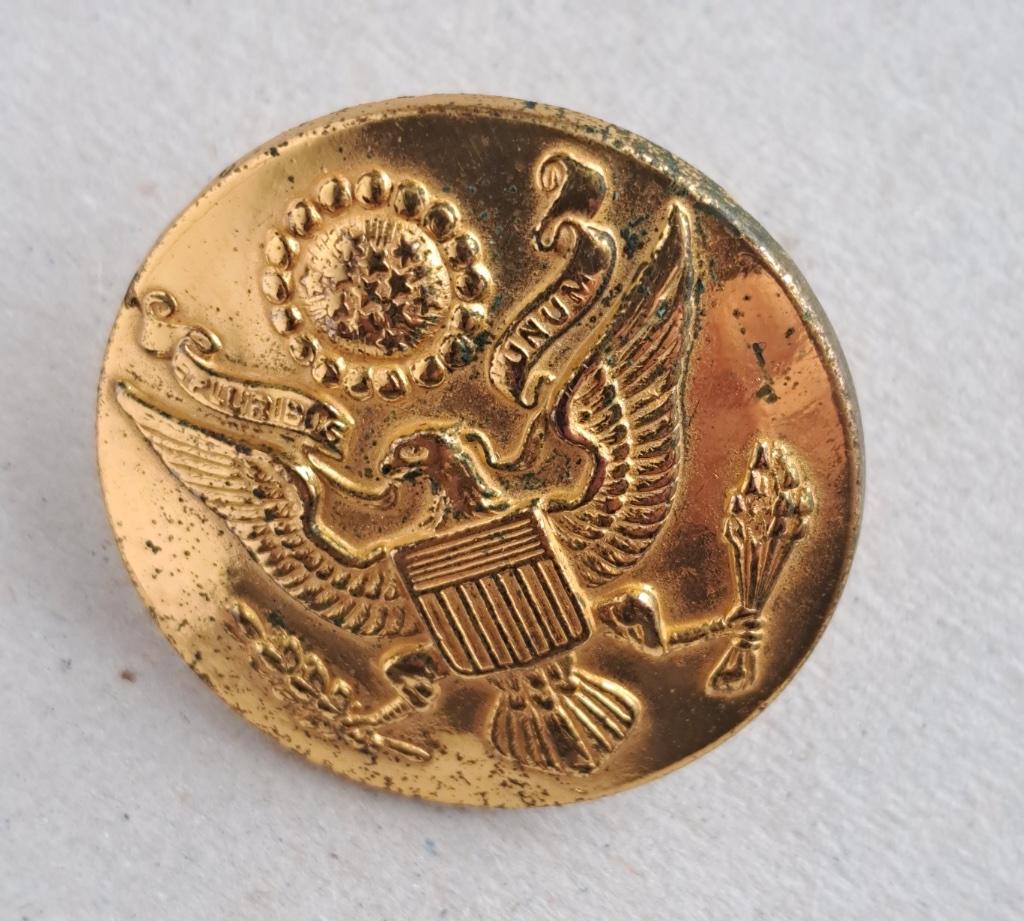 KEPI TROOP/NCO-BADGE - US WW2 ORIGINEEL, Ophalen of Verzenden, Landmacht, Embleem of Badge