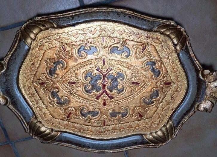 Plateau florentin, très belles couleurs, Maison & Meubles, Enlèvement ou Envoi, Comme neuf