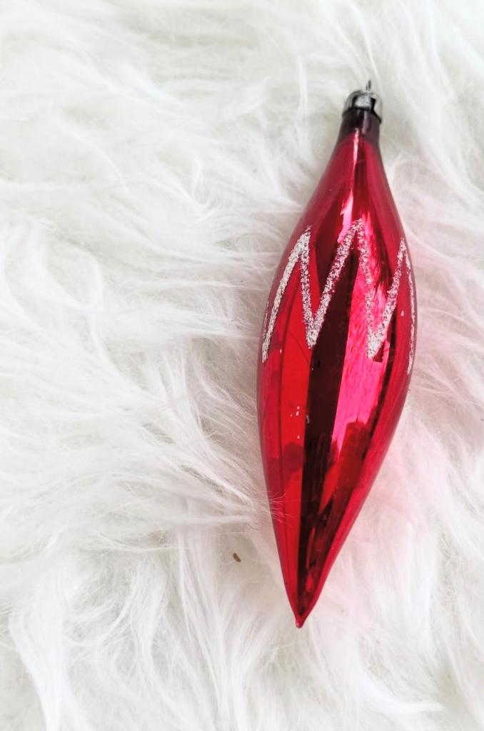 Oude kerstpegel rood, Ophalen of Verzenden