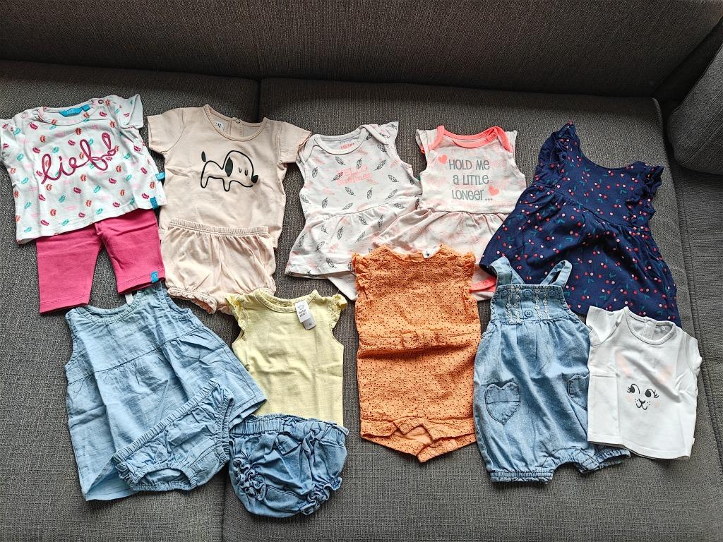 Setje zomerkleding baby maat 50 56, Kinderen en Baby's, Ophalen, Zo goed als nieuw, Maat 56