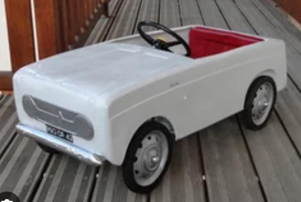 Gezocht trapauto model Renault 4, Ophalen