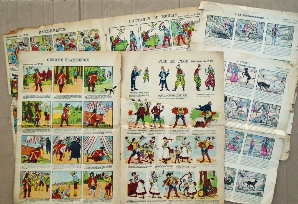 13 pages - BD - Imageries Gordinne/H. D. à Liège - 1900/1914, Enlèvement ou Envoi, Utilisé, Plusieurs comics, Europe