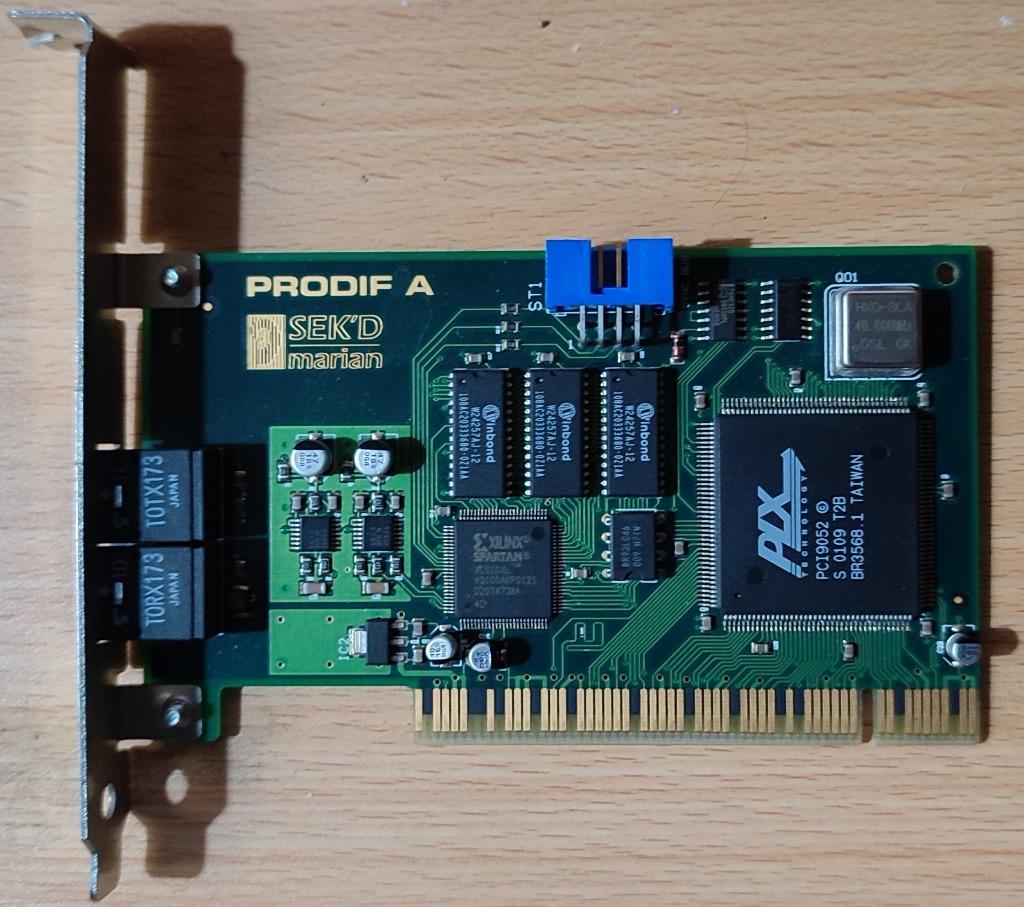PRODIF A Professional ADAT Digital Interface Card, Ophalen of Verzenden, Gebruikt, Audio