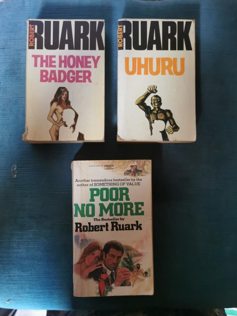 3 x Robert Ruark anglais, Enlèvement ou Envoi, Utilisé