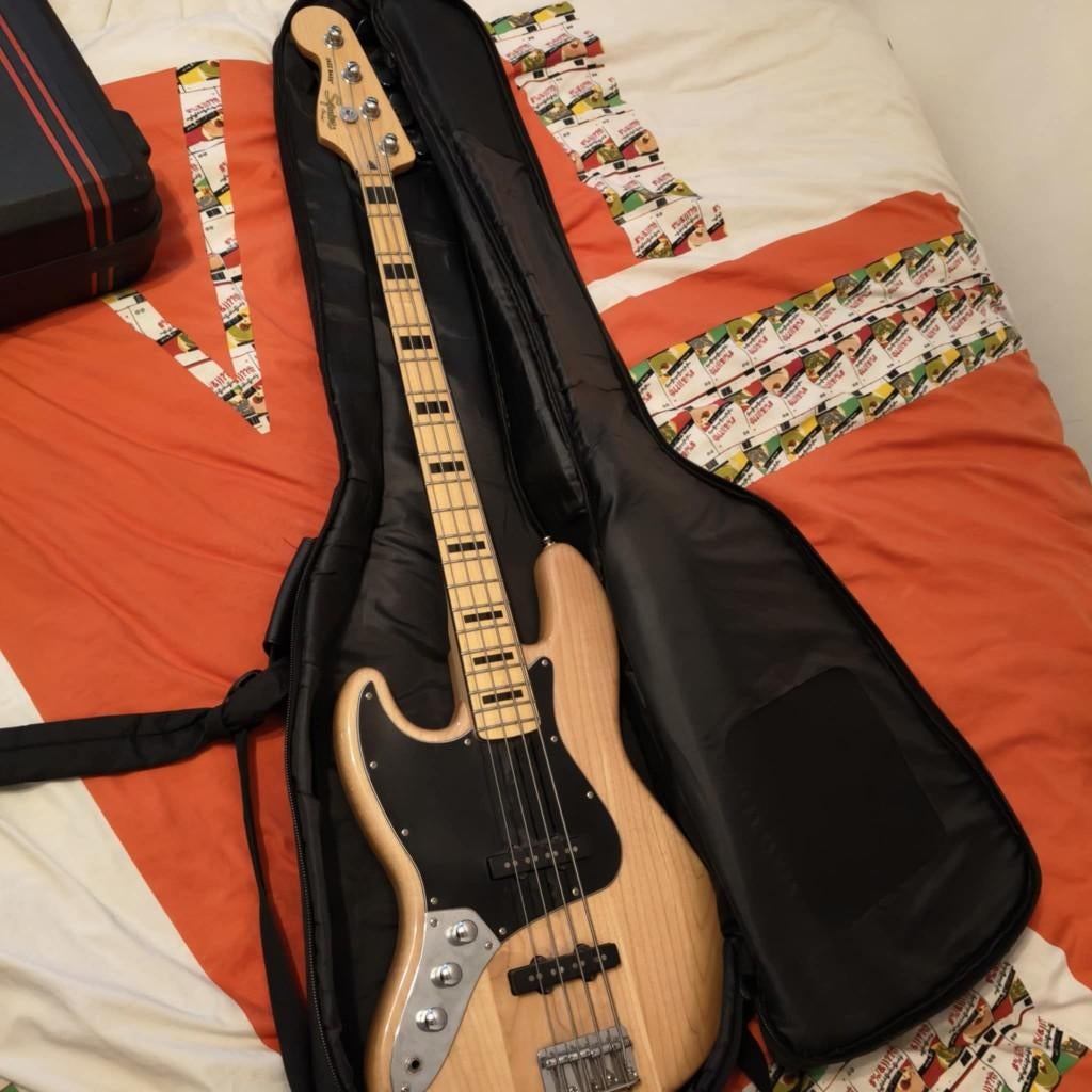 Squier Jazz Bass Lefty, Enlèvement, Utilisé, Électrique