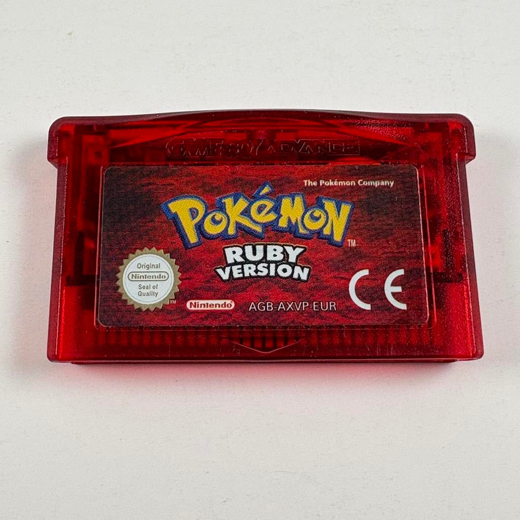 Authentieke Pokémon Ruby Version Nintendo GBA, Enlèvement, Comme neuf
