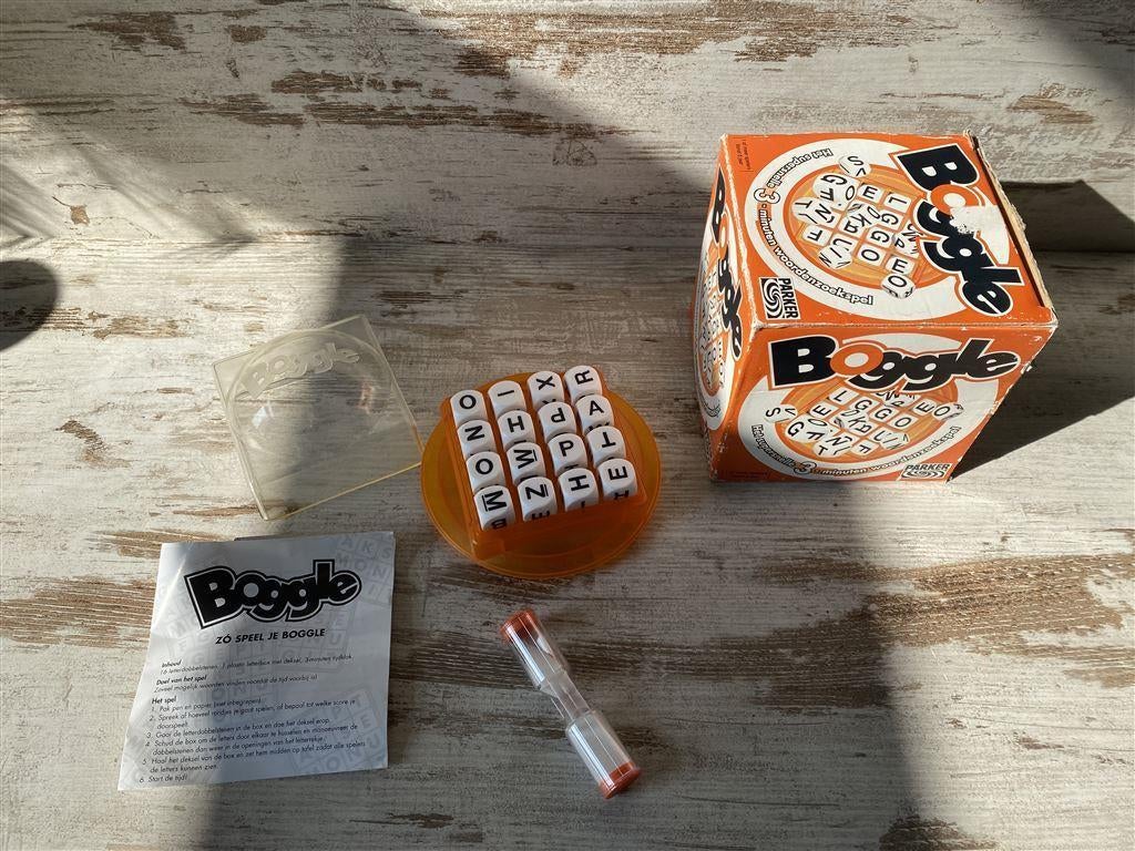 Boggle Parker oranje doos [s274], Hobby en Vrije tijd, Verzenden, Zo goed als nieuw