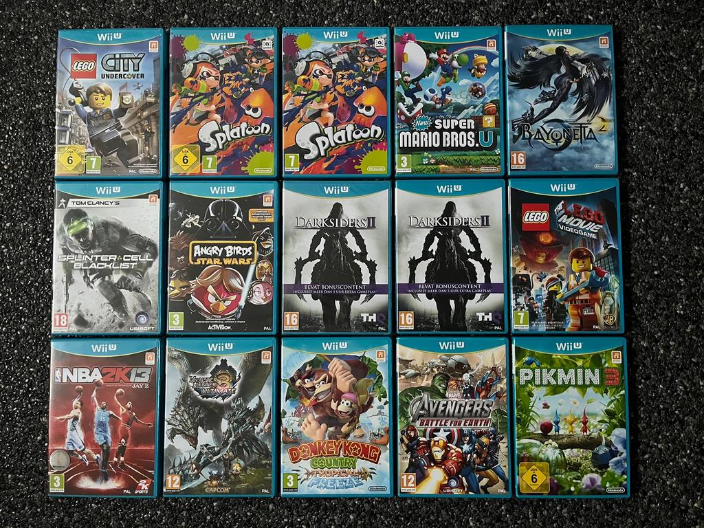Jeux Nintendo WiiU, partie #1 /2, Consoles de jeu & Jeux vidéo, Enlèvement ou Envoi, Comme neuf