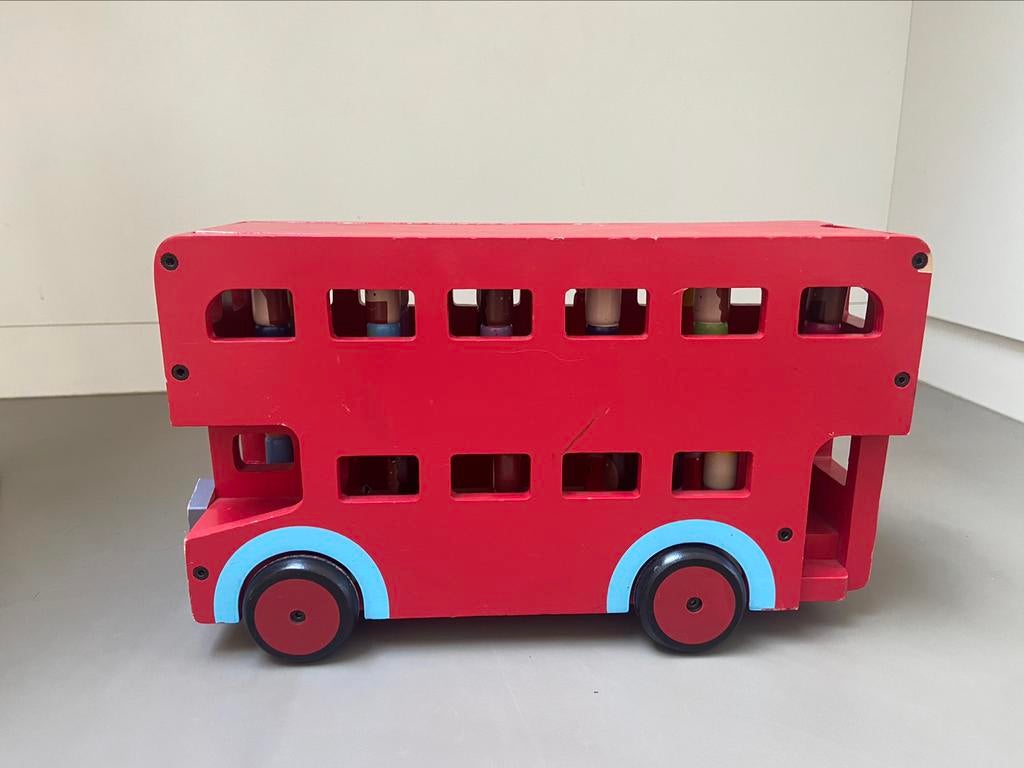 Houten London bus, Ophalen, Gebruikt