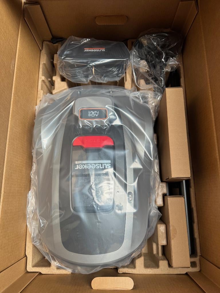 Tondeuse Robot sans fil Sunseeker Elite X3 PLUS 1200m2, Jardin & Terrasse, Enlèvement, Neuf, Sunseeker, Contrôlable via l'application