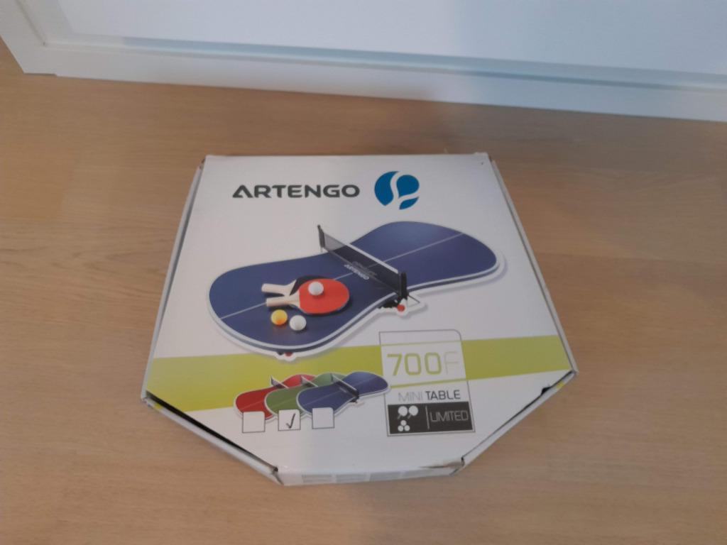 mini pingpong (stuk), Sport en Fitness, Tafeltennis, Ophalen, Gebruikt, Tafel Indoor, Inklapbaar