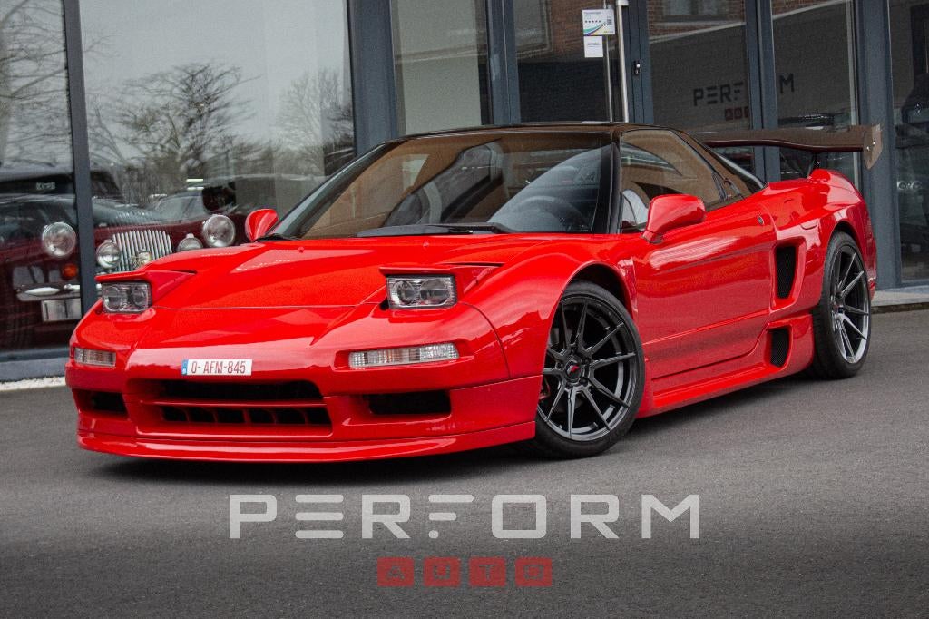 HONDA NSX 3.0i VTEC * OLDTIMER * MANUEEL* BELGISCHE WAGEN *, Auto's, Honda, Euro 2, Zwart, Leder, Bedrijf