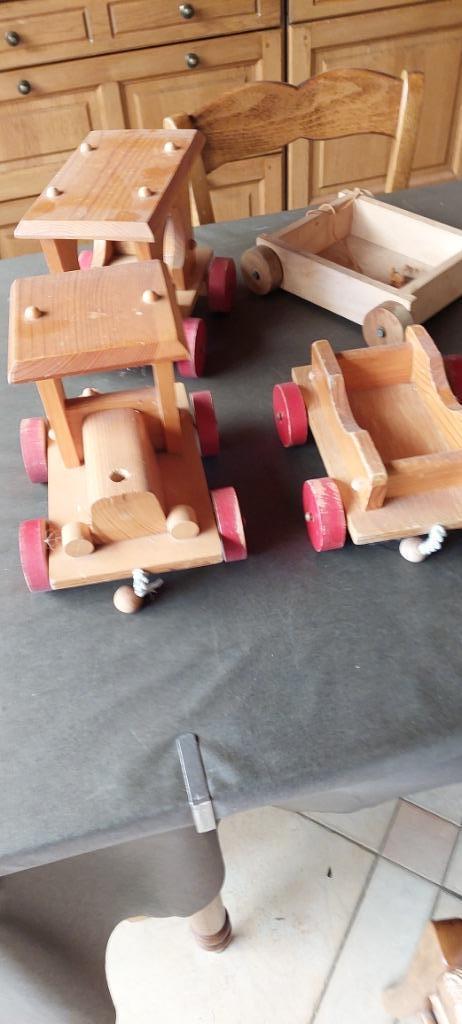 houten speelgoed, Ophalen of Verzenden, Gebruikt, Rij- of Hobbelspeelgoed