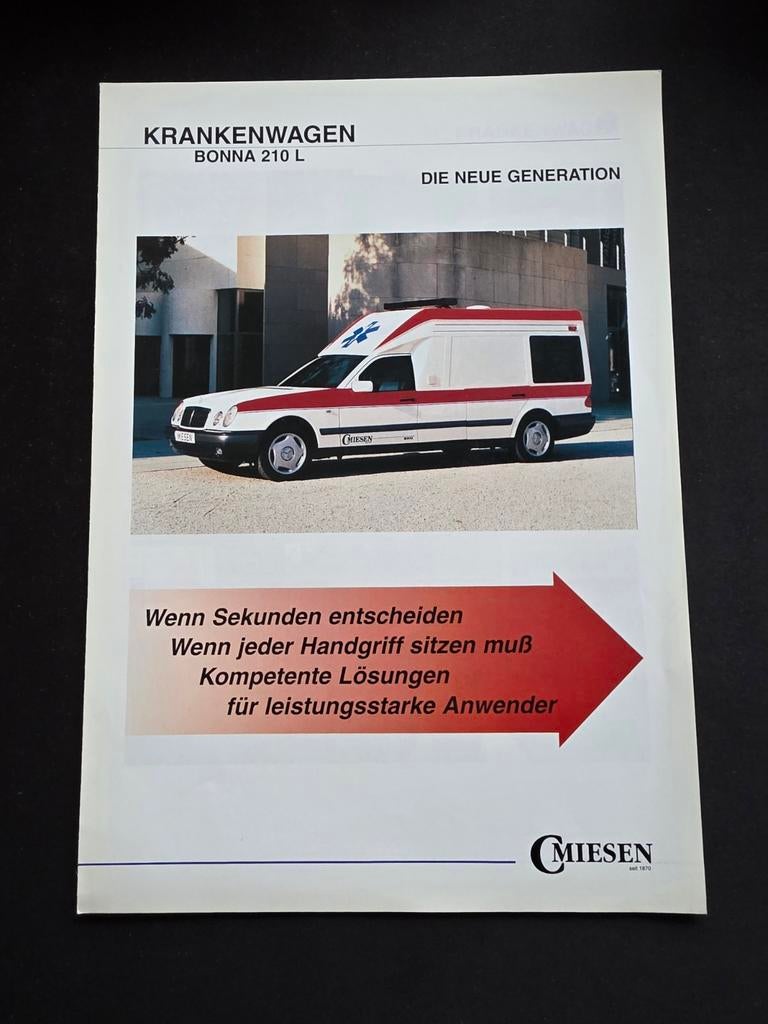 Brochure sur le camion-grue Mercedes-Benz C Miesen, Livres, Autos | Brochures & Magazines, Mercedes, Enlèvement ou Envoi