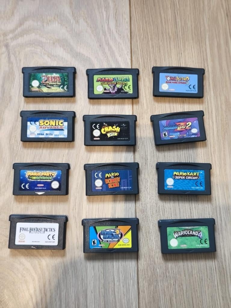 Lot losse GBA spellen, 1 speler, Ophalen, Gebruikt, Platform
