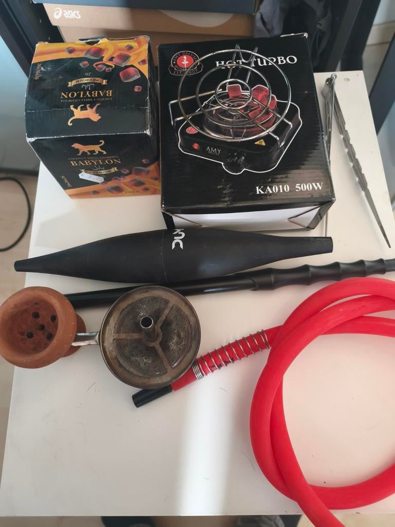 Lot accessoires chicha / narguilé – Bon état, Auto diversen, Autospeakers, Ophalen of Verzenden