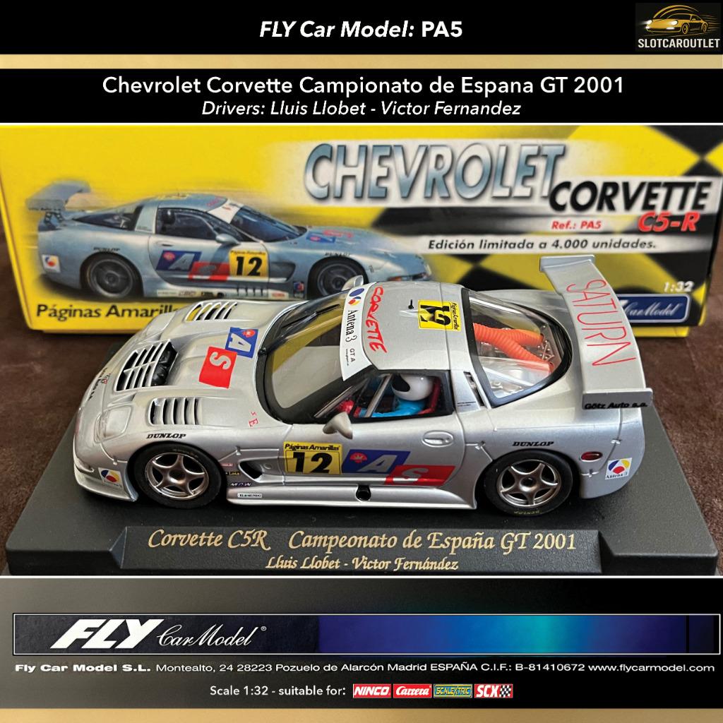 Fly Chevrolet Corvette C5-R Paginas Amarillas Lim.Ed. PA5‼️, Kinderen en Baby's, Speelgoed | Racebanen, Nieuw, Elektrisch, Ophalen of Verzenden