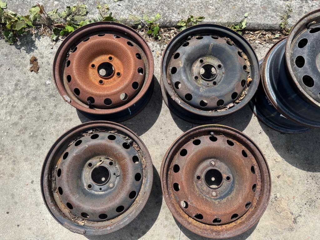4 jantes en tôle PSA 4x108, Enlèvement, Utilisé, Citroën