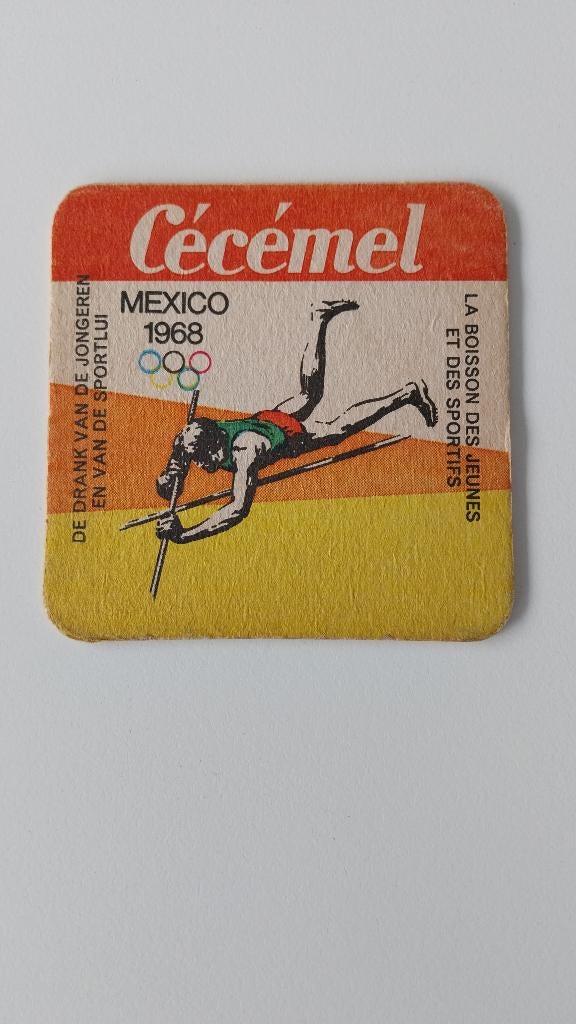 3 coussinets en feutre Cécémel Mexico 1968, Collections, Enlèvement ou Envoi, Utilisé, Autres types