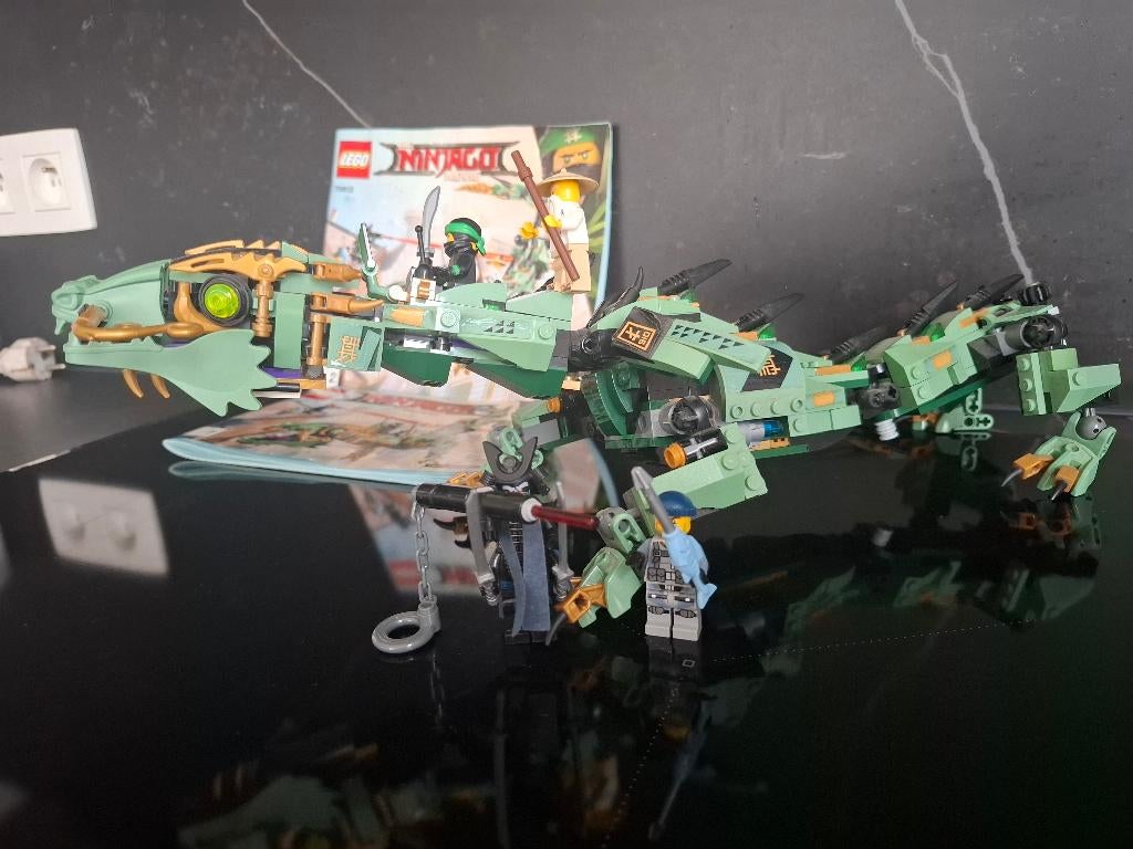 Lego Ninjage draak groen, Ophalen, Gebruikt, Complete set, Lego
