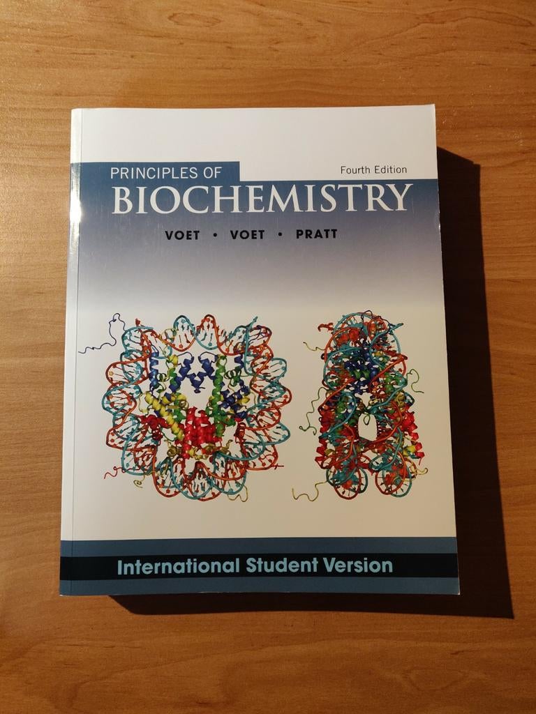 Principles of Biochemistry - 4th edition, Enlèvement ou Envoi, Utilisé, Enseignement supérieur, Charlotte W. Pratt, Judith G. Voet, Donald Voet
