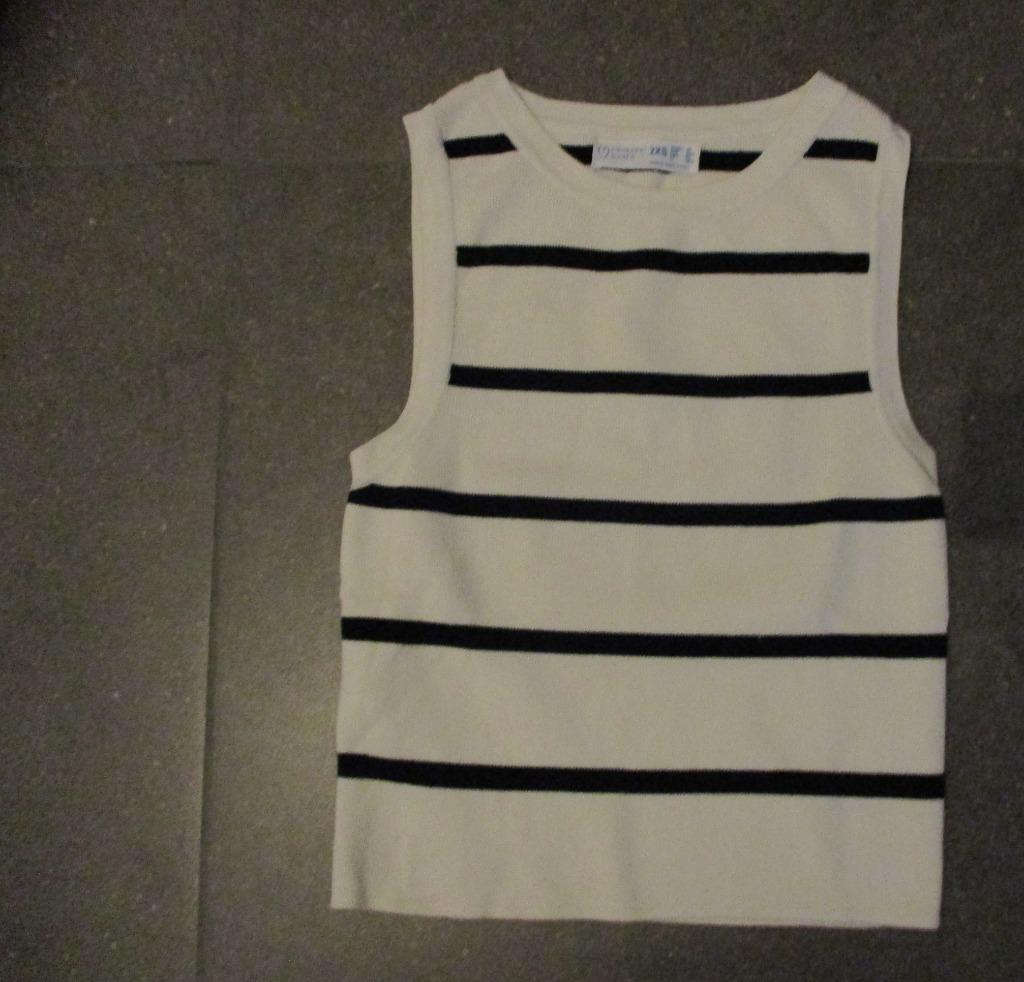 Top, taille XXS, Vêtements | Femmes, Tops, Porté, Taille 34 (XS) ou plus petite, Blanc, Sans manches, Envoi