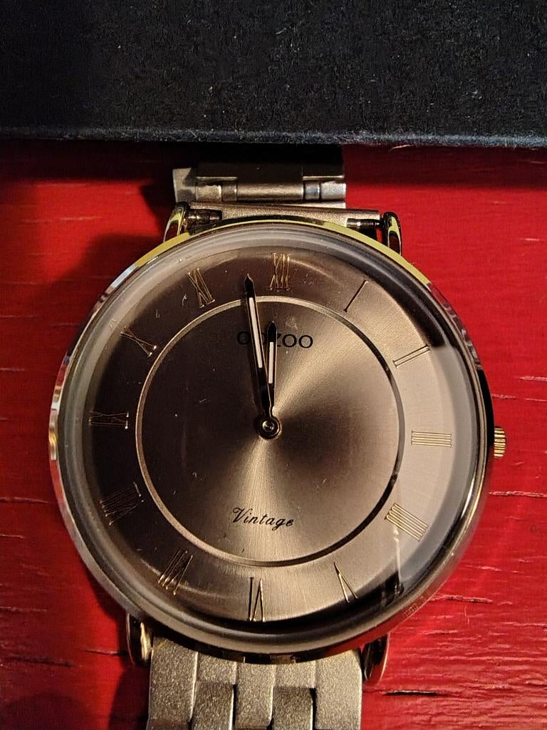 Vintage horloge unisex OOZOO, Overige merken, Staal, Staal, Polshorloge