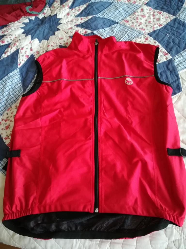 Veste cycliste homme SHAMP rouge taille L comme neuve, Enlèvement, Comme neuf, L