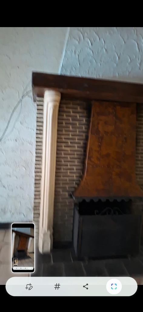 Open haard, Enlèvement, Utilisé, Encastré, Cheminée au bois