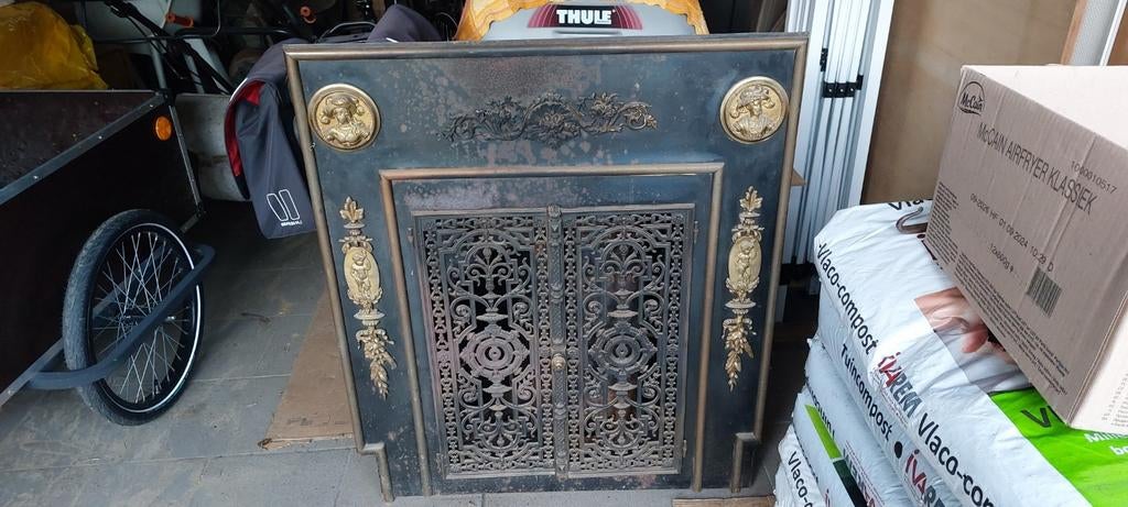 Poêle à bois ancien., Enlèvement, Utilisé