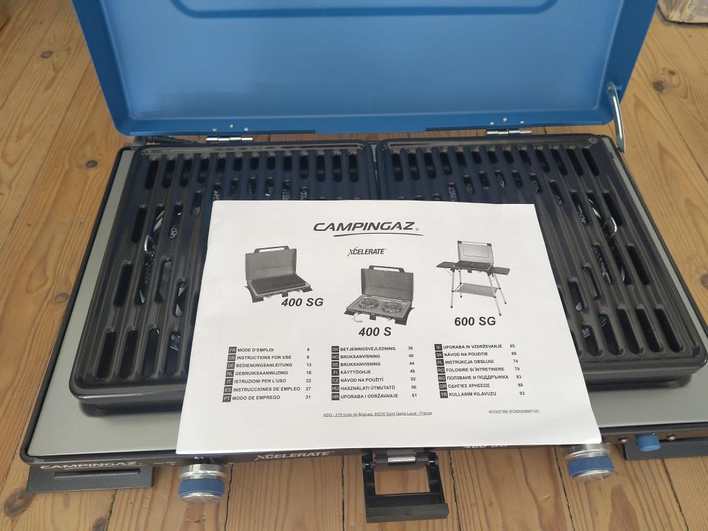 Grill en kookvuur voor camping, Ophalen, Nieuw