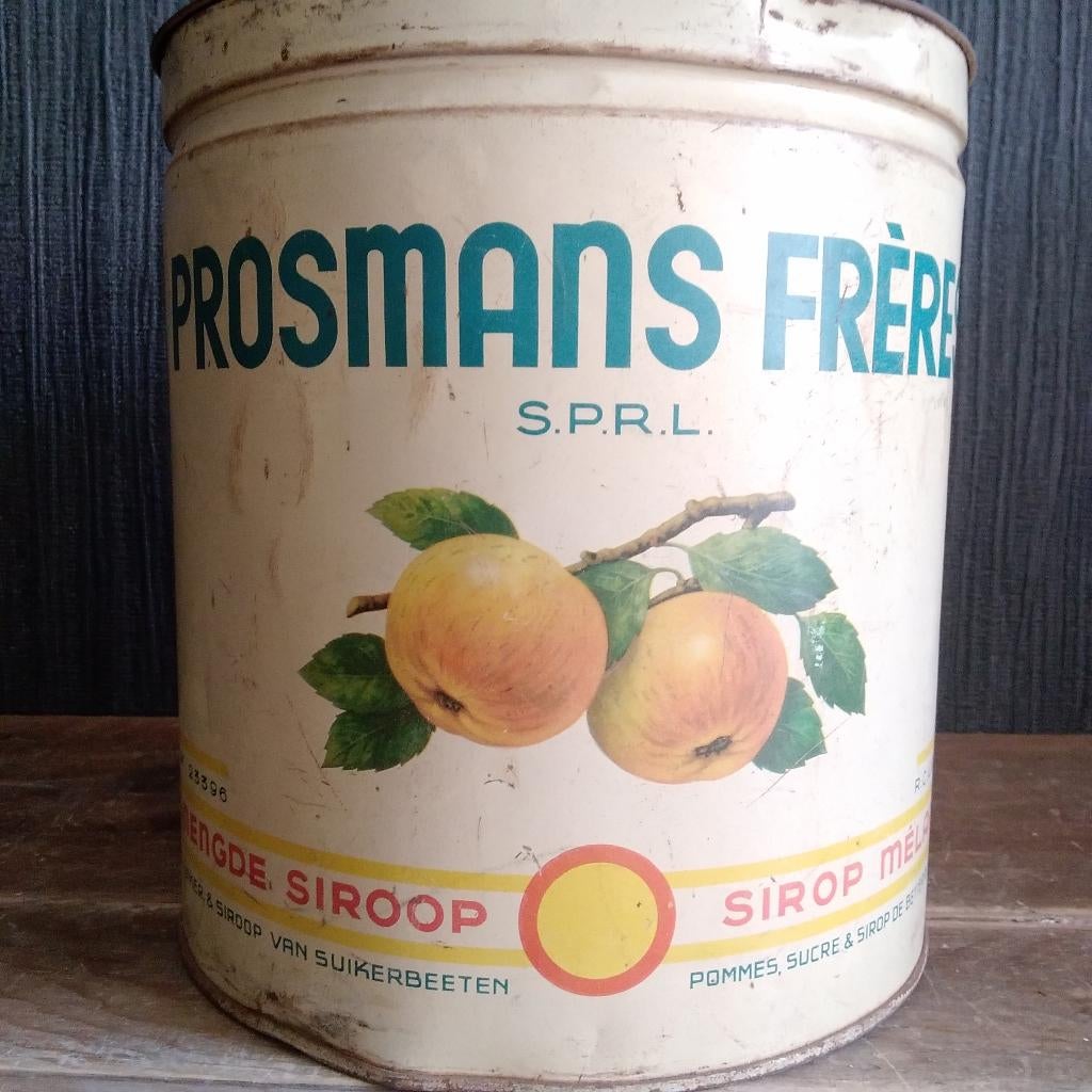 Super grote vintage blikken doos.Prosmans freres, Verzamelen, Blikken, Ophalen of Verzenden, Gebruikt, Overige merken