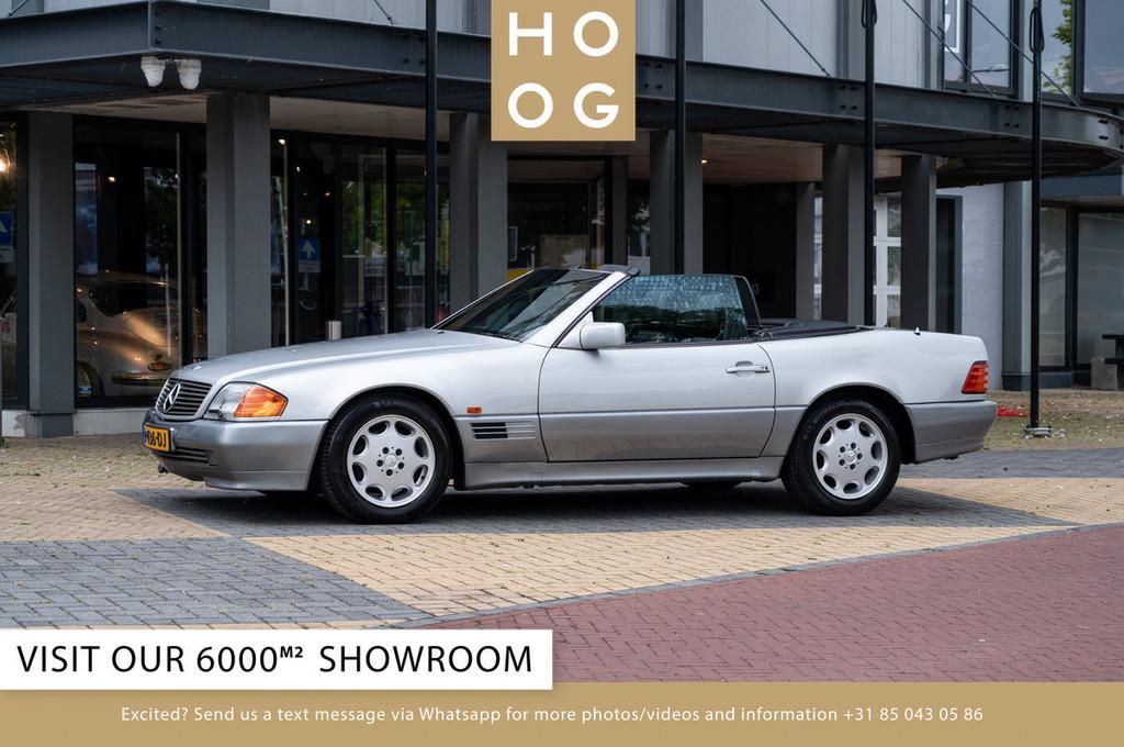 Mercedes-Benz SL-Klasse SL500 R129 V8 (bj 1990, automaat), Auto's, Automaat, 4973 cc, Zwart, 326 pk