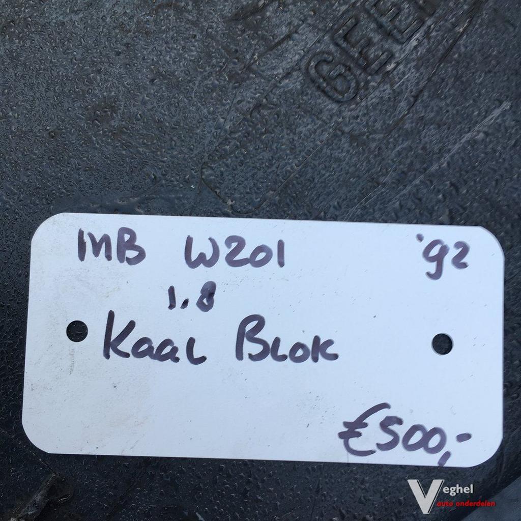 Mercedes W201  1.8  1992  Kaal Motorblok, Auto-onderdelen, Motor en Toebehoren, Ophalen, Gebruikt, -, -