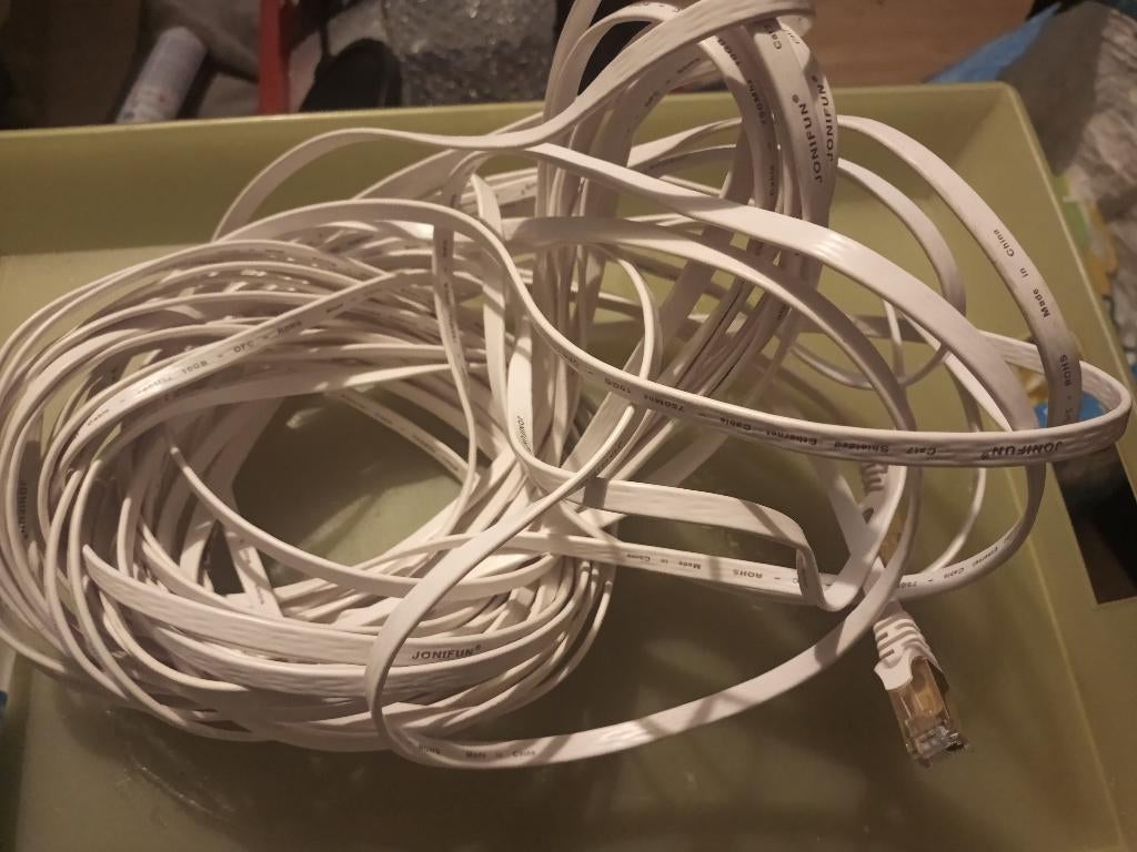 Cable ethernet 15m, Enlèvement, Utilisé