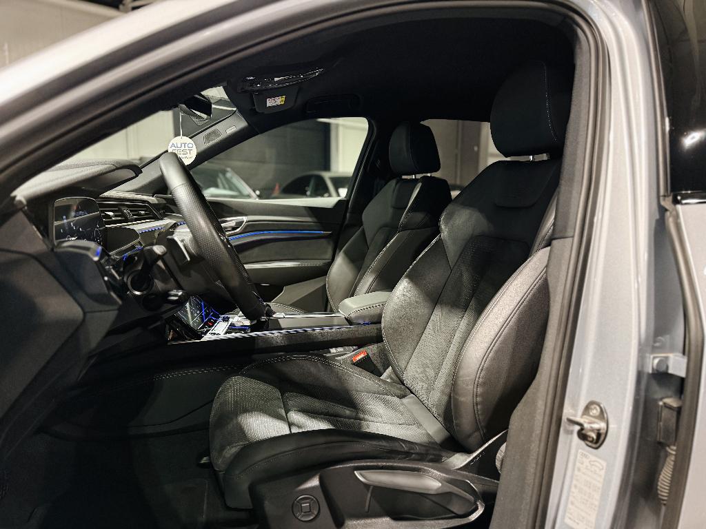 Audi E-Tron 50 Quattro S-Line Florett Zilver - Garantie, Automaat, 230 kW, Zwart, 5 zetels